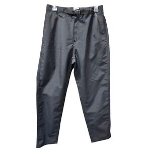 Gardenheir‎ Cropped Pants Womens Medium Black Nylon Waterproof Belt Zip Hem